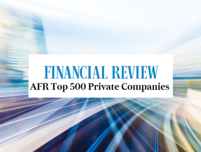 FinXL’s Parent in the AFR Top 500 Private Companies List 2020